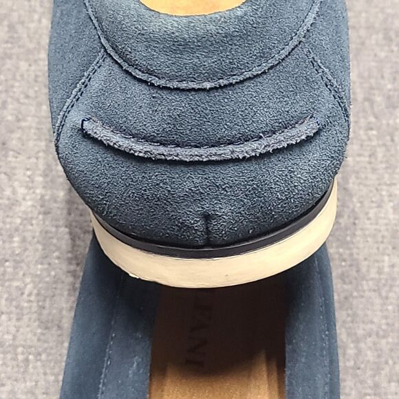 Alfani Shoes Mens Size 12 Sawyer Penny Loafers Suede Casual Slip On Moc Toe - Picture 6 of 8